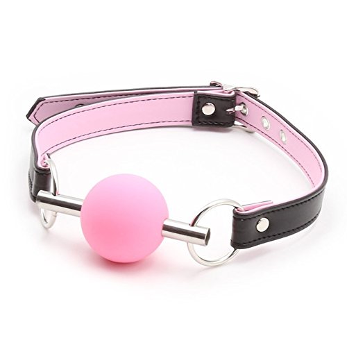 The Bondage Locker Fantasy and Fetish Quality Silicone Ball Gag Slave Sub Gag, Pink