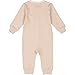 Niteo Baby Organic Cotton Snap Front Coverall, Light Brown Pinstripes, 18-24M
