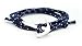 Golastartery Fashion Punk Style Alloy Bangle Weave Wax Rope Bracelets Anchors Cuff Bracelets(S02)