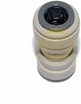 John Guest Reducing Straight Connector 3/8" to 1/4" Push-Fit Speedfit PI201208S view 3