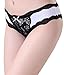 KUKOME Women's Lace Underwear Birefs Soft Hipster Panties Comfort Bikini Underwear for Ladies