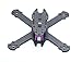 Usmile 210mm 4mm Thickness X Style Carbon Fiber Quadcopter Frame Kit Mini Quad FPV Quad Quadcopter Like QAV-X 210 QAV-X 250 Suit for 1806 2204 brushless Motor 5