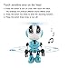 Orland Kids Voice Recording and Voice Changer Intelligent Robot,360 Rotating with Lights & Music,Best Early Educational Development Gift, Christmas Year and Birthday Gift (Blue)