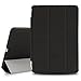 BESDATA Ultra Thin Magnetic Smart Cover [Wake/Sleep Function]& Translucent Back Case for Apple 1st Gen Generation iPad Mini + Screen Protector + Cleaning Cloth + Stylus (Black)