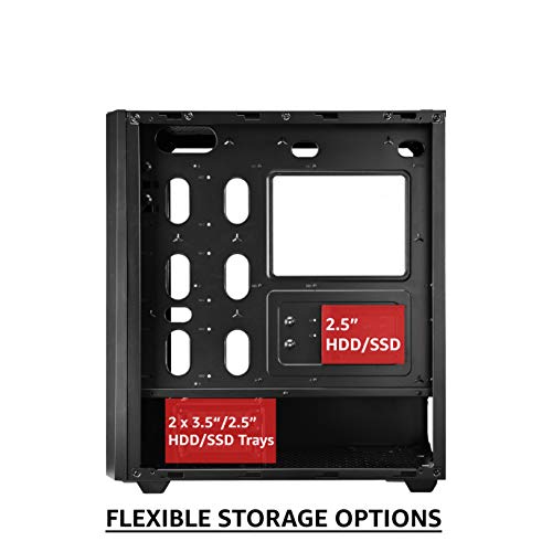 Enermax Makashi MK50 Addressable RGB E-ATX Full Tower Gaming ARGB PC Case with 500W 80+ Semi Modular Power Supply Bundle-1x120mm Fan Pre Installed-Water Cooling Ready; ECA-MK50-BB-ARGB w/PSU Bundle