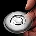 Guniter Fidget Spinner Toys, Aluminum alloy, for Relieving Stress, Continue to Spin for up to 2 to 3 minutes for Kids and Aduits (Cir-Silver)