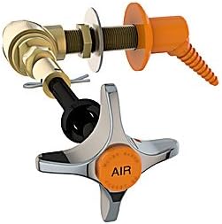 INSTOCK TS-3185-G Gas Fitting for Fume Hood, Dark Blue