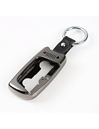 Bolsa y llavero de aleación de zinc para llave de Jeep Renegade., Negro
