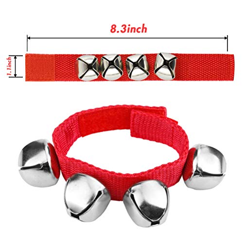 POPLAY Band Wrist Bells, 12 PCS, 6 Colors