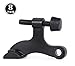 8 Pack Hinge Pin Black Door Stopper,Adjustable Deluxe Heavy Duty Door Stopper 2-1/2"x1-3/4",with Black Rubber Bumper Tips primary