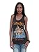 Bunny Brand Women's Def Leppard Pyromania 80's Tour T-Shirt Tank Top Black (Large)