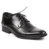UV Signature UVS011 Men's Cap Toe Lace Up Oxford Dress Shoes
