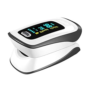 Vingertop-Pulsoxymeter, Bloedzuurstofverzadigingsmonitor Met Polsslagmetingen En Pulsstaafdiagram, Draagbare Digitale…