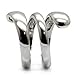L8ny Designer Style 316 Stainless Steel Plain Women's Fashion Ring (7)