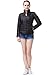 Miya Women's Packable Ultra light Weight Short Down Jacket Coat Stand collar-black Large