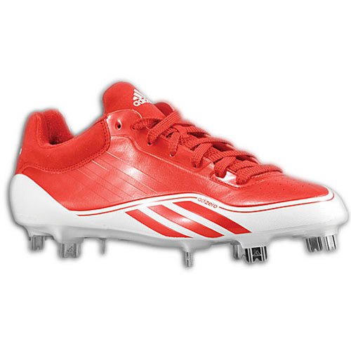 Adidas Men's Adizero 5-Tool Baseball Cleat, Red/White, 13