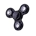 New LED Hand Spinner Fidget Toys, Broloyalty Aluminum Alloy LED Fingertip Gyro Stress Reducer for ADD / ADHD / Anxiety and Autism (Tri-black)