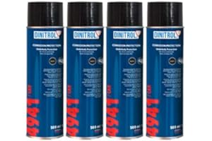 Dinitrol, 4 x 500ml Underbody Wax Spray Cans 4941