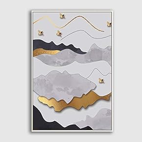 SIGNFORD Framed Canvas Home Artwork Decoration Abstract Colorful...