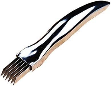 Makidar 2-in-1 Green Onion scallion Cutter, Stainless Steel Onion Cutter Slicer Mincer Chopper 6 Blades