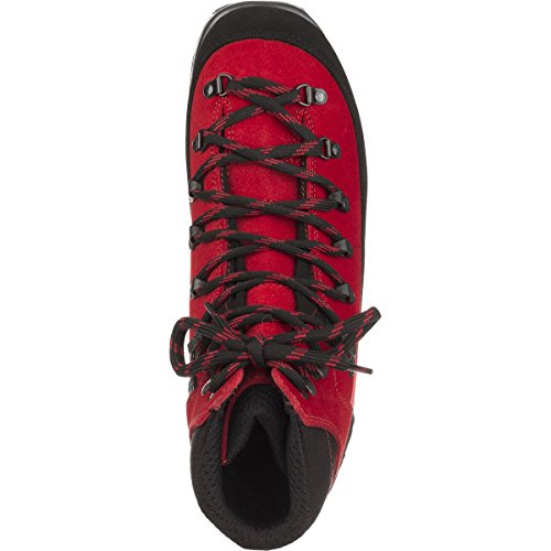 Alpina Sports Wyoming Leather Backcountry Cross Country Nordic Ski Boots, Red/Black, Euro 45