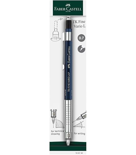 Faber-Castell Carteira de lápis mecânicos TK-Fine-9713 de 3-0,35