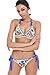 Sherry007 Sexy Handmade Crochet Bikini Swimsuit Brazilian Swimwear Bathing Suit (Medium, N Blue)