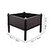 T4U Plastic Elevated Raised Garden Bed Kits for Flowers and Vegetables, Easy Assembly Planter Box Container for Indoor Outdoor Patio Backyard Porch Garden Decoration,Pack of 3