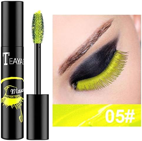 Amazon Co Jp Pybhr カラーマスカラ防水速乾性ブルー パープル ゴールド ブラックカーリング長くする長くまつげカラーマスカラ 色 05 Home Kitchen