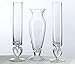 Lillian Rose Glass Unity Sand Vase Set, Clear