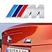 BMW M Power Badge Tri Color, Rear Emblem Car Decal Logo Sticker for BMW 1 3 5 7 Series E30 E36 E46 E34 E39 E60 E65 E38 X1 X3 X5 X6 Z3 Z4