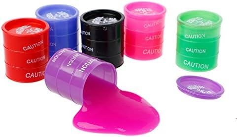 CHONE 1Pc Slime Clay Toys, DIY Craft Multicolor Barrel O Slime Clay Prank Kids Magic Fancy Joke Toys - Developing Kids' Creativity And Imagination - Color Random