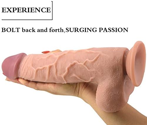 It's A 10-inch Long, Soft, Flexible and Waterproof Woman's Toy with Large Suckers and High Simulated Texture Lines. TTFMTBDA