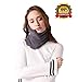 MISSONE Neck Support Travel Pillow, Travel Pillow for Airplanes Cars Office Napping Portable & Washable Grey