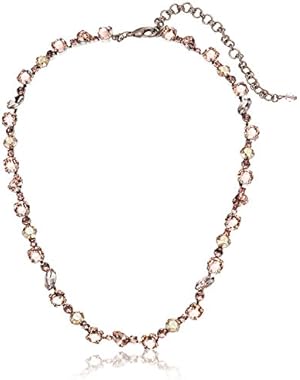 Satin Blush Crystal Collective Necklace, 16″ + 4″ Extender