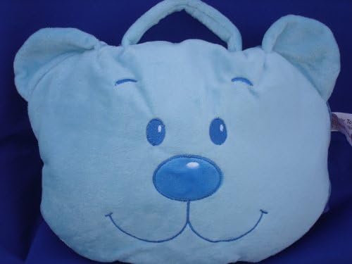 Super Soft 2 in 1 Plush Blue Teddy Bear Baby Pillow Blanket Pet, The Best Baby Companion