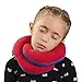 BCOZZY Kids Chin Supporting Travel Pillow for 3-7 Y/O -Stops The Head from Falling Forward– Comfortable Road Trip Essential. Soft, Washable, Small Size, Red