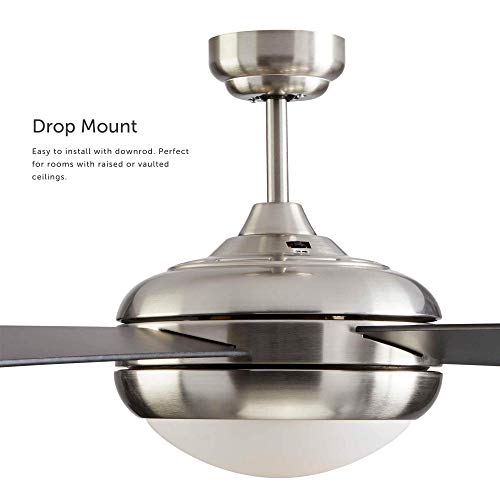 NOMA Ceiling Fan with Light Dimmable Ceiling Fan with Remote Black