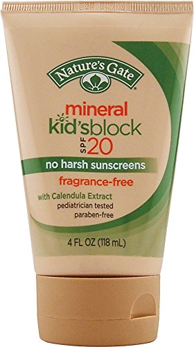 Nature's Gate Mineral Kid'sblock SPF 20, 4 Ounce