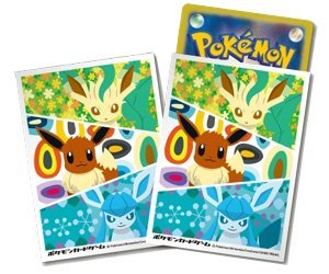 ポケモンカードゲームオフィシャルデッキシールド イーブイ リーフィア グレイシア 32枚入りの買取価格 相場 高価買取なら買取一括比較のウリドキ