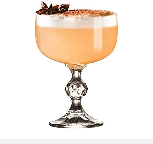 Champagne Glasses - Lead-Free Glasses Cocktail Glasses Short Legs Champagne Glasses Wide Mouth Wide Mouth Margarita Cup Party Dating 180ml