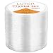 Luter 1mm Clear Bead Cord Crystal Elastic Stretchy Bracelet String for Jewelry Making Necklace Bracelet Beading Thread (328ft)