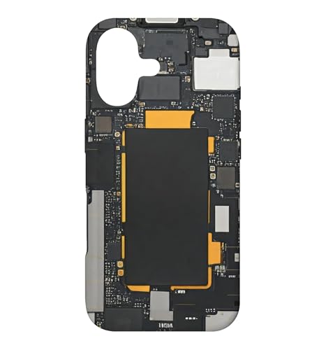 Classic Motherboard Design with Electronic Circuits Case for iPhone 17