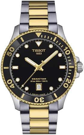 Amazon.com: Tissot Seastar 1000 Quartz 40mm Black for Men