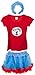 Dr. Seuss Thing 1 & 2 Costume Tutu for Adults (L/XL)