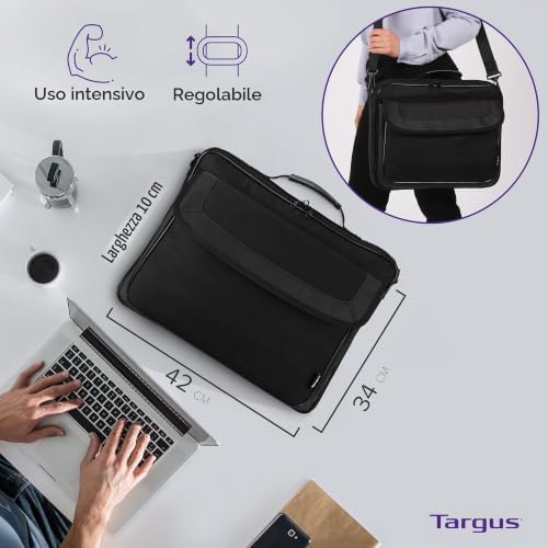Classic TAR300 - Borsa per notebook con schermo da 15,6”, colore: nero