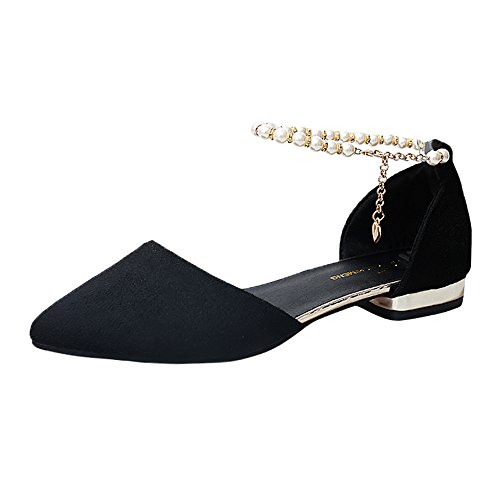 5 Graceful+Sandals+Pointed+Shoes+Low+Heeled