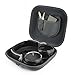 Linkidea Headphones Carrying Case Compatible with Sony WH-1000XM5/1000XM4/1000XM3/CH700N/ULT900N, Protective Hard Shell Travel Bag with Cable, Charger Storage (Black)