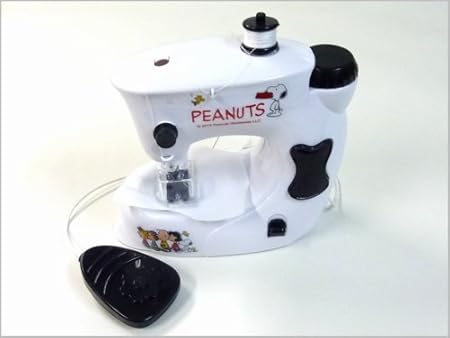 Amazon Peanuts スヌーピーコンパクトミシン 裁縫玩具 ホワイト 家事 おもちゃ