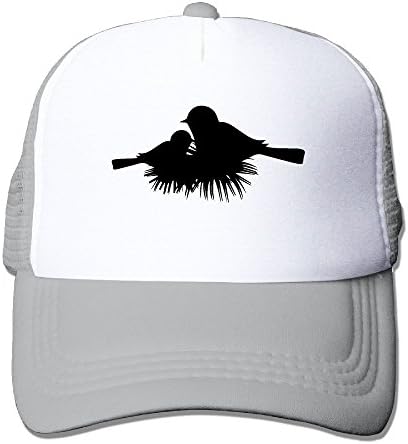 Sports Trucker Hat Mesh Cap, Birds Adjustable Sunshade Baseball Hat